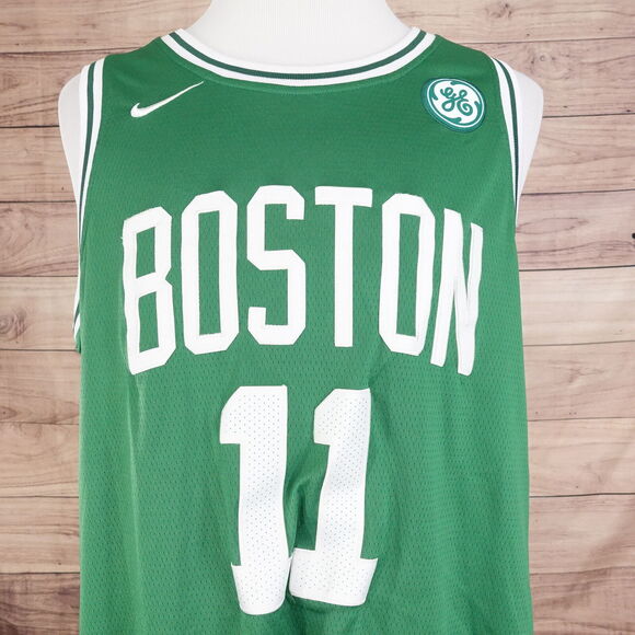 BOSTON CELTICS #11 KYRIE IRVING SEWN ON BASKETBALL JERSEY 52 - Picture 1 of 7